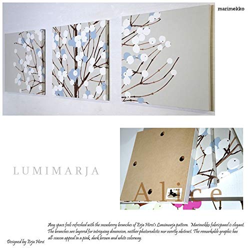 Amazon.co.jp: ファブリックパネル 涼しい 北欧 LUMIMARJA 40×40×2.5cm